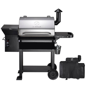 Z GRILLS Wood Pellet Smoker ZPG-10002E 8 in 1 BBQ Grill PID Temp Control